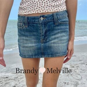 Brandy Melville John Galt malia denim mini skirt